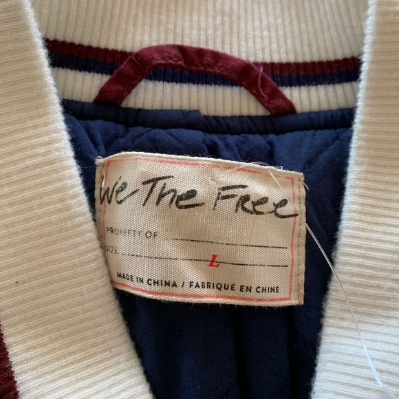 Free People Varsity of Dreams Bomber Jacket - Picture 6 of 16